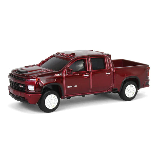 1/64 Chevy Silverado 2500HD Z71 Cajun Red, Collect N Play by ERTL