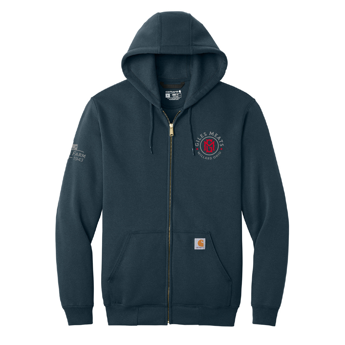 Giles Meats Carhartt Zip-up Hoodie