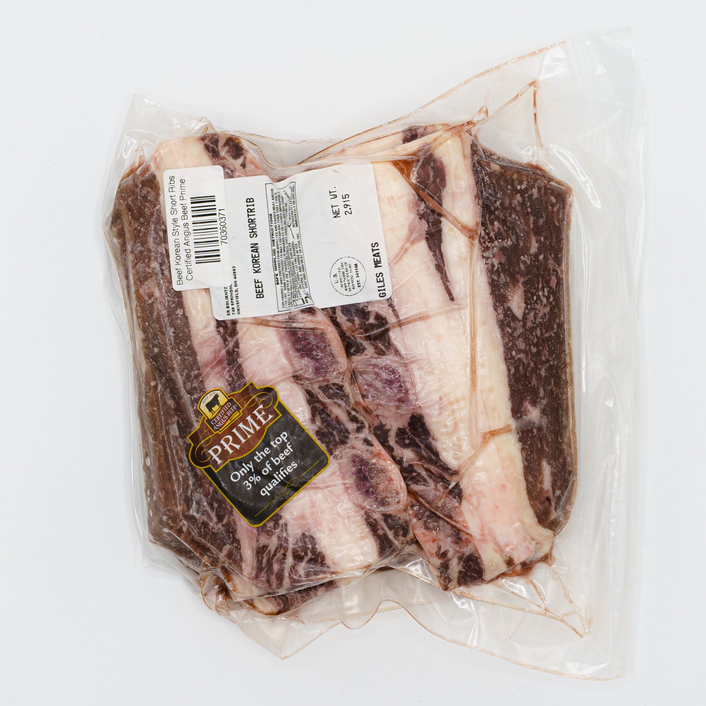 Beef Korean Style Short Ribs