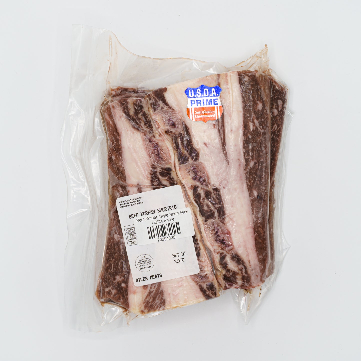 Beef Korean Style Short Ribs