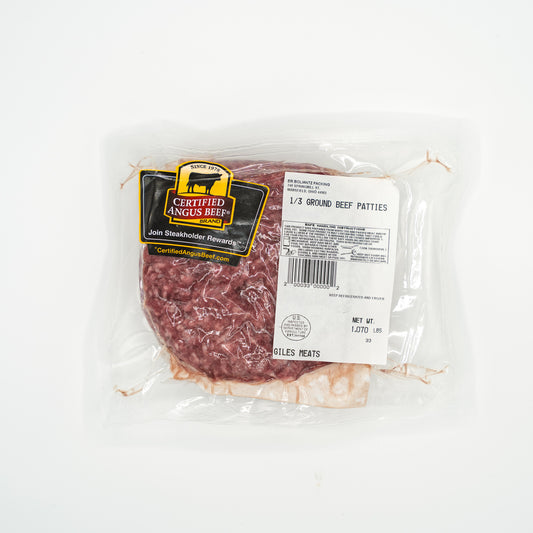 1/3 lb Patties (3 to 1)