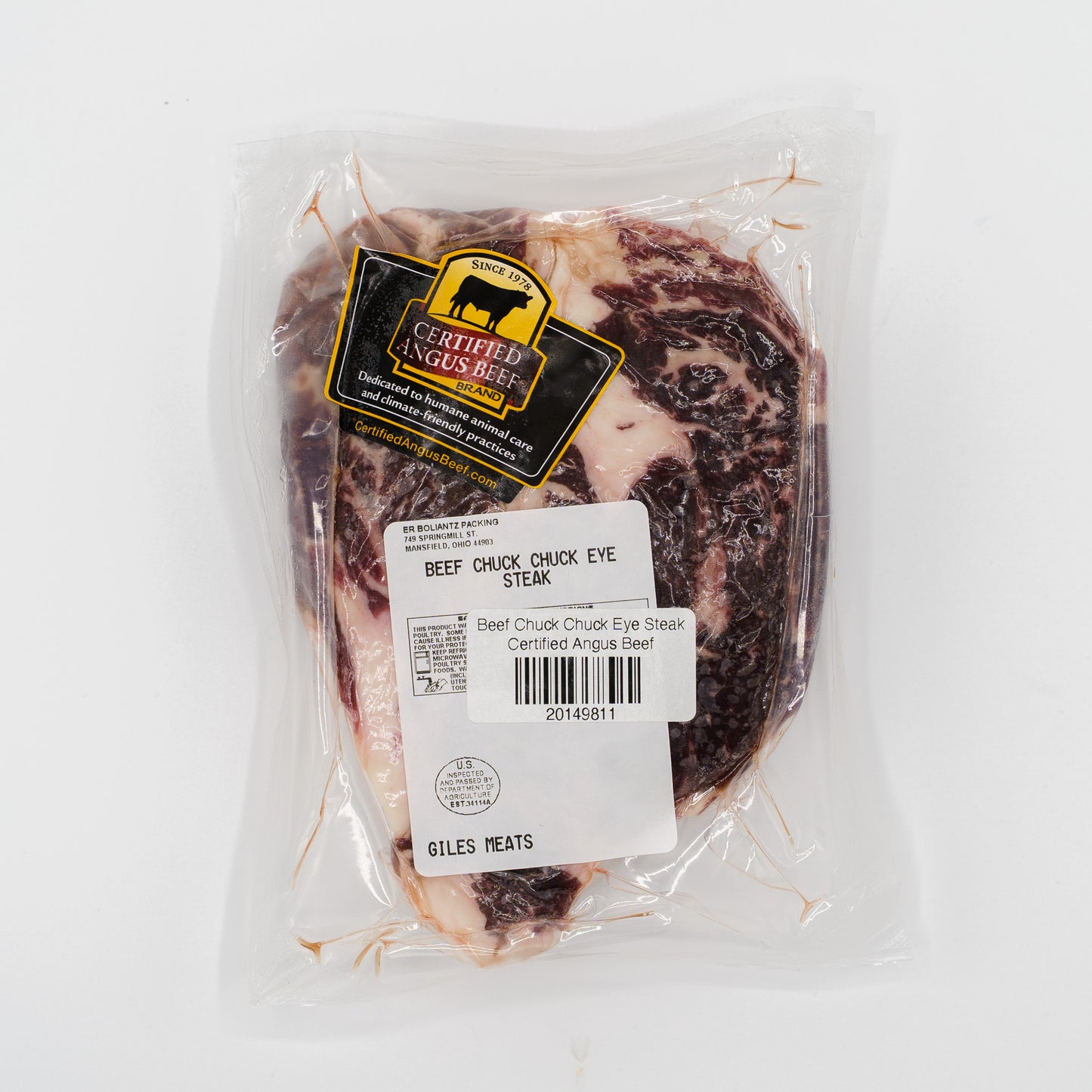 Beef Chuck Eye Steak