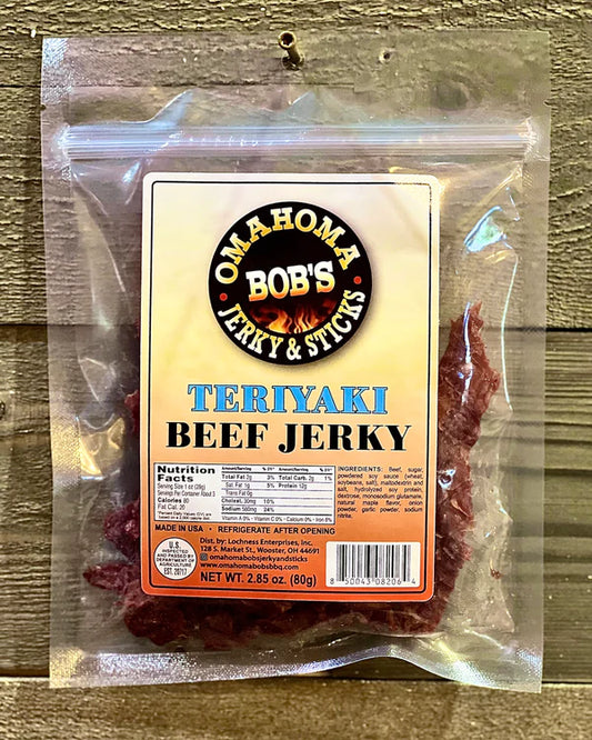 Omahoma Bob's Teriyaki Beef Jerky