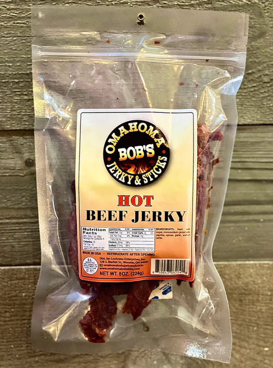 Omahoma Bob's Hot Beef Jerky