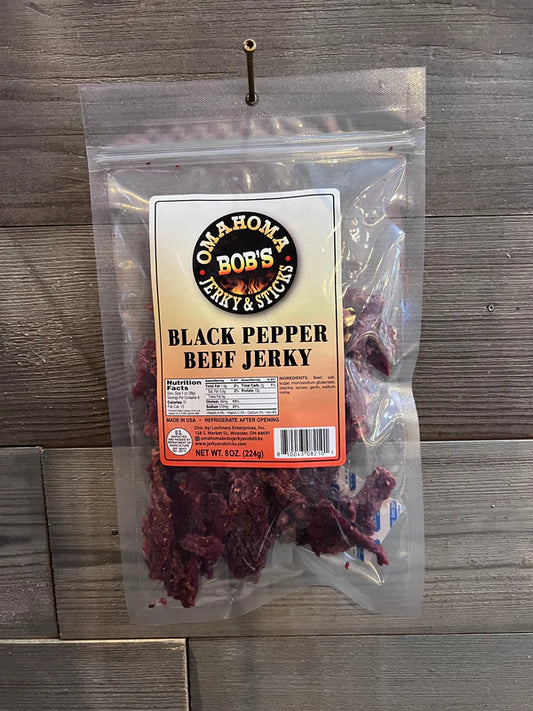 Omahoma Bob's Black Pepper Beef Jerky